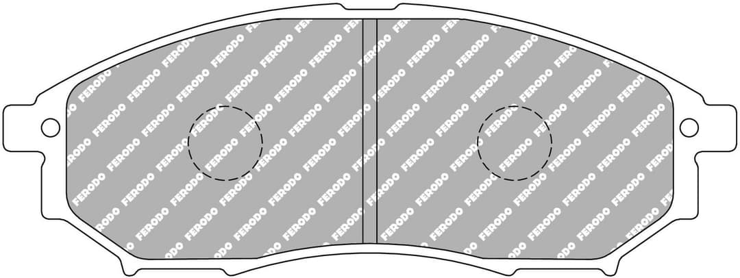 set placute frana,frana disc FERODO FCP1690H