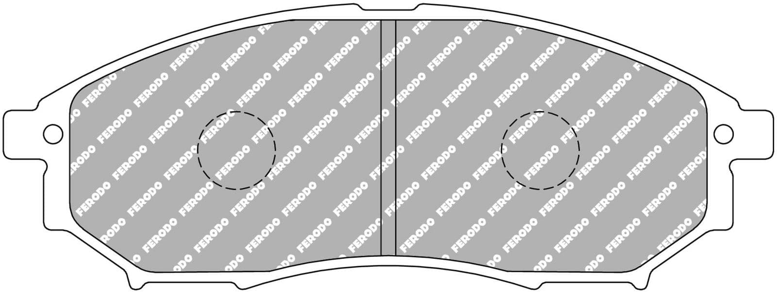 set placute frana,frana disc FERODO FCP1690H