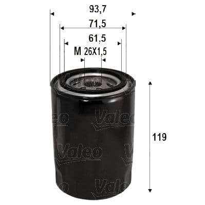 Filtru ulei VALEO 586090