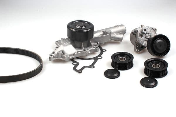 Pompa apa + Set curea transmisie cu caneluri HEPU PK15310