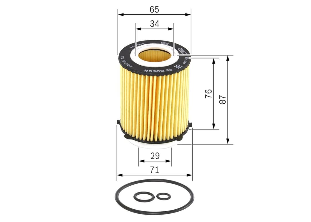 Filtru ulei BOSCH F 026 407 166