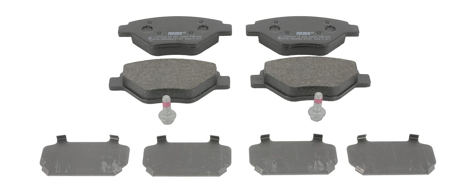 set placute frana,frana disc FERODO PREMIER FDB1409