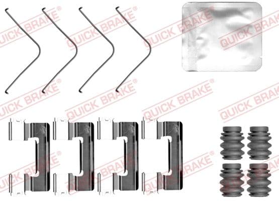 Set accesorii, placute frana QUICK BRAKE 109-0163