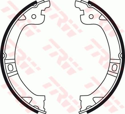 Set saboti frana, frana de mana TRW GS8759