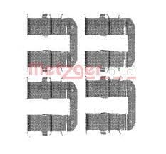 Set accesorii, placute frana METZGER 109-1734