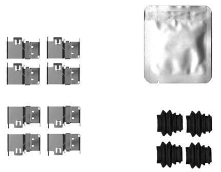 Set accesorii, placute frana TEXTAR 82561400