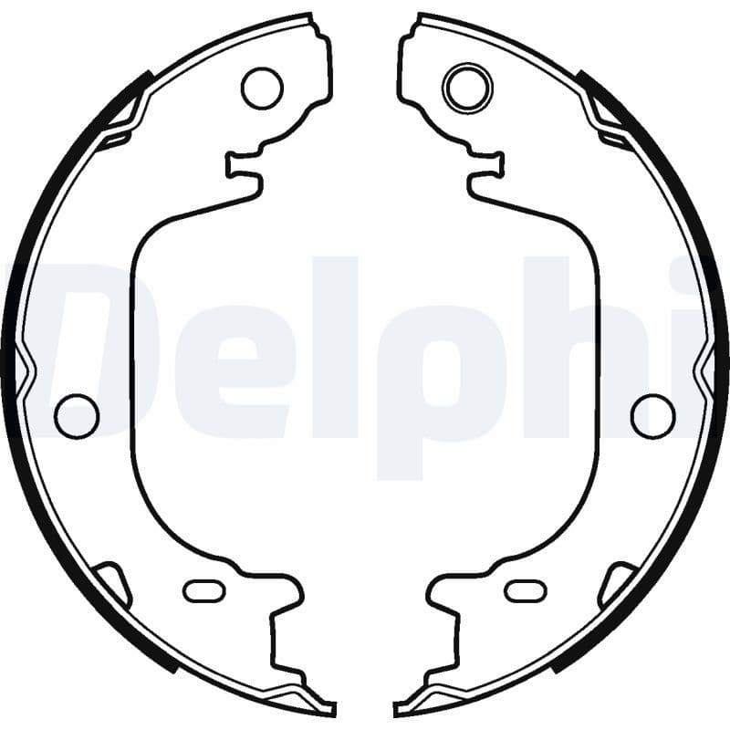 Set saboti frana, frana de mana DELPHI LS2122