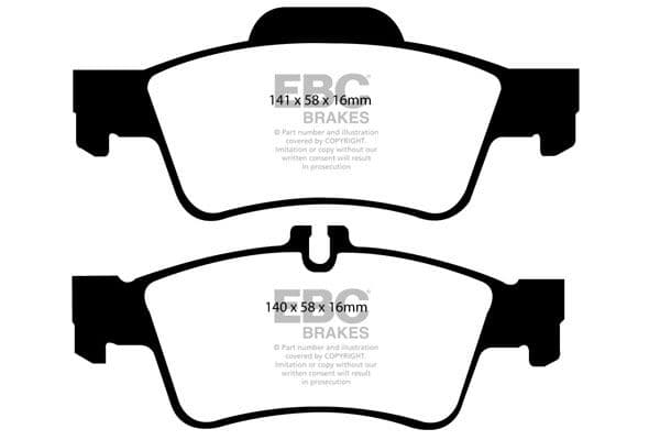 set placute frana,frana disc EBC Brakes DP41491R