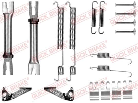 Set accesorii, sabot de frana QUICK BRAKE 105-0053S