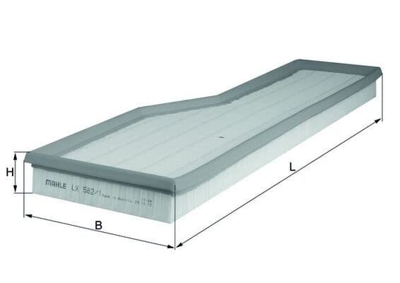 Filtru aer MAHLE LX 582/1