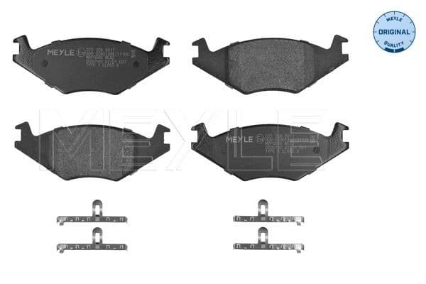 set placute frana,frana disc MEYLE -ORIGINAL: True to OE. 025 208 8917