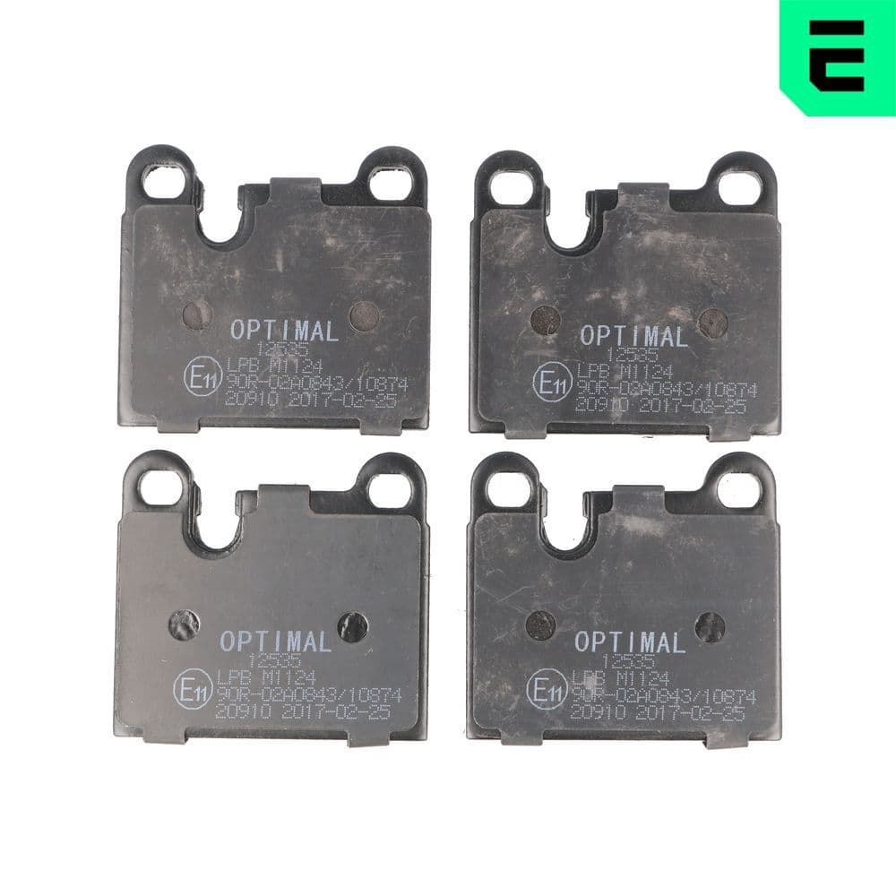 set placute frana,frana disc OPTIMAL BP-12535