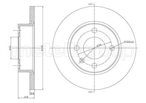 Disc frana METELLI 23-0551