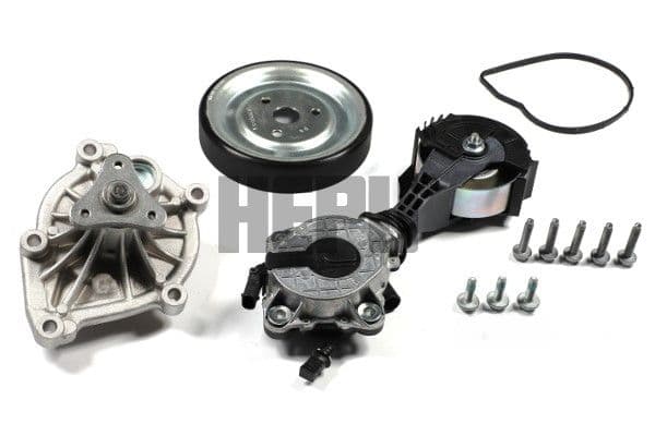Pompa apa + Set curea transmisie cu caneluri HEPU PK08102