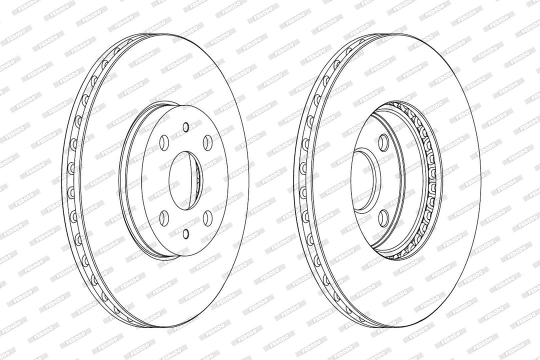 Disc frana FERODO PREMIER Coat+ disc DDF1780C