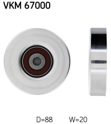 Rola ghidare/conducere, curea transmisie SKF VKM 67000