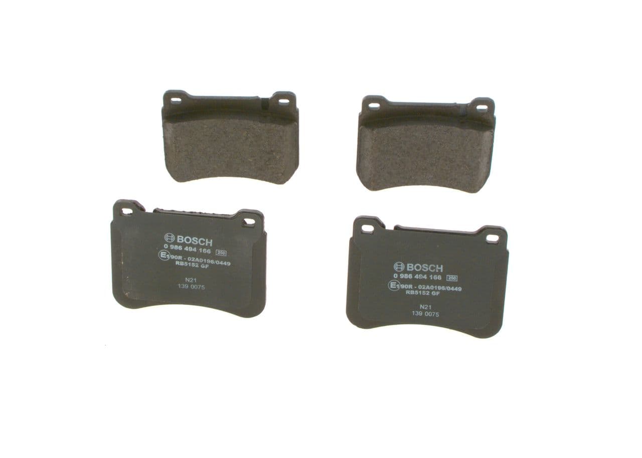 set placute frana,frana disc BOSCH 0 986 494 166