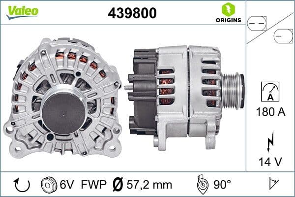 Generator / Alternator VALEO 439800
