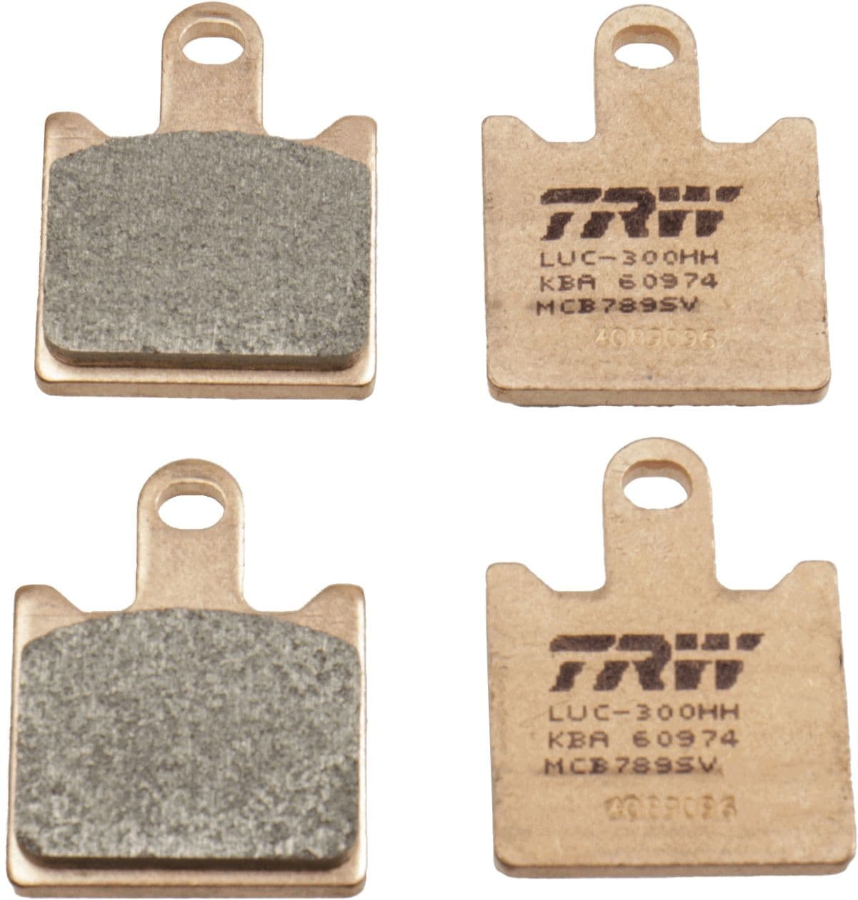 set placute frana,frana disc TRW Sinter Street MCB789SV