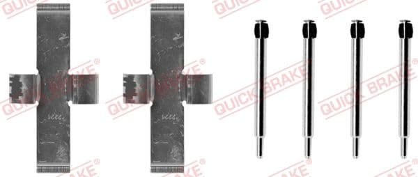 Set accesorii, placute frana QUICK BRAKE 109-0924