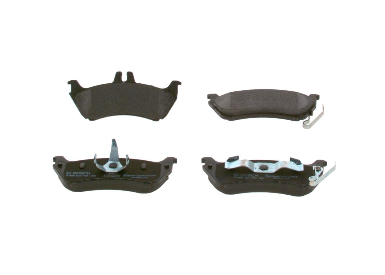 set placute frana,frana disc BOSCH 0 986 424 708
