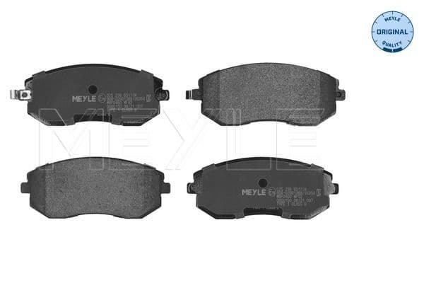 set placute frana,frana disc MEYLE -ORIGINAL: True to OE. 025 238 6517/W