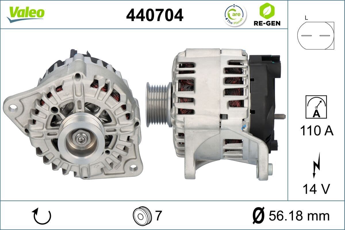 Generator / Alternator VALEO 440704