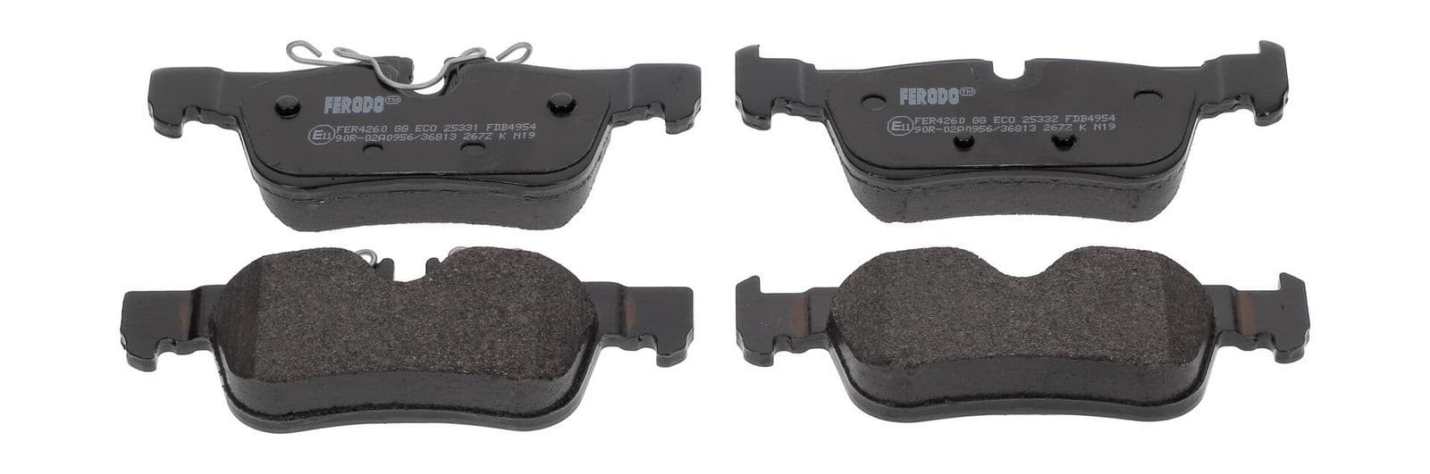 set placute frana,frana disc FERODO FDB4954