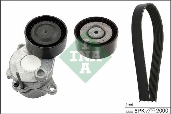Set curea transmisie cu caneluri Schaeffler INA 529 0343 10