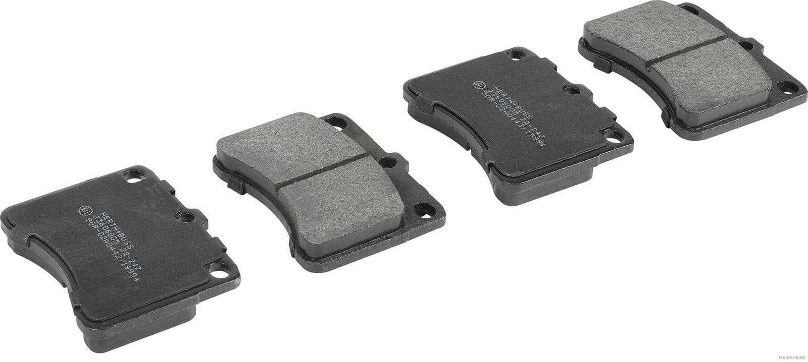 set placute frana,frana disc HERTH+BUSS JAKOPARTS J3606005