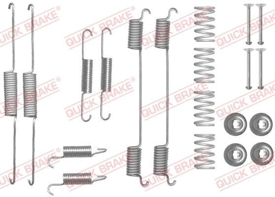 Set accesorii, sabot de frana QUICK BRAKE 105-0861