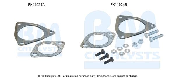 Set montaj, filtru funingine/particule BM CATALYSTS FK11024