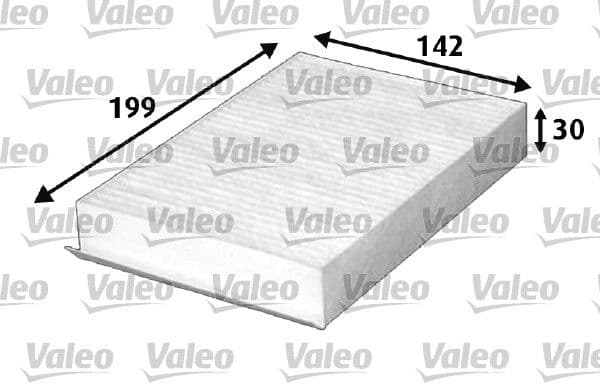 Filtru, aer habitaclu VALEO ESSENTIAL 715644