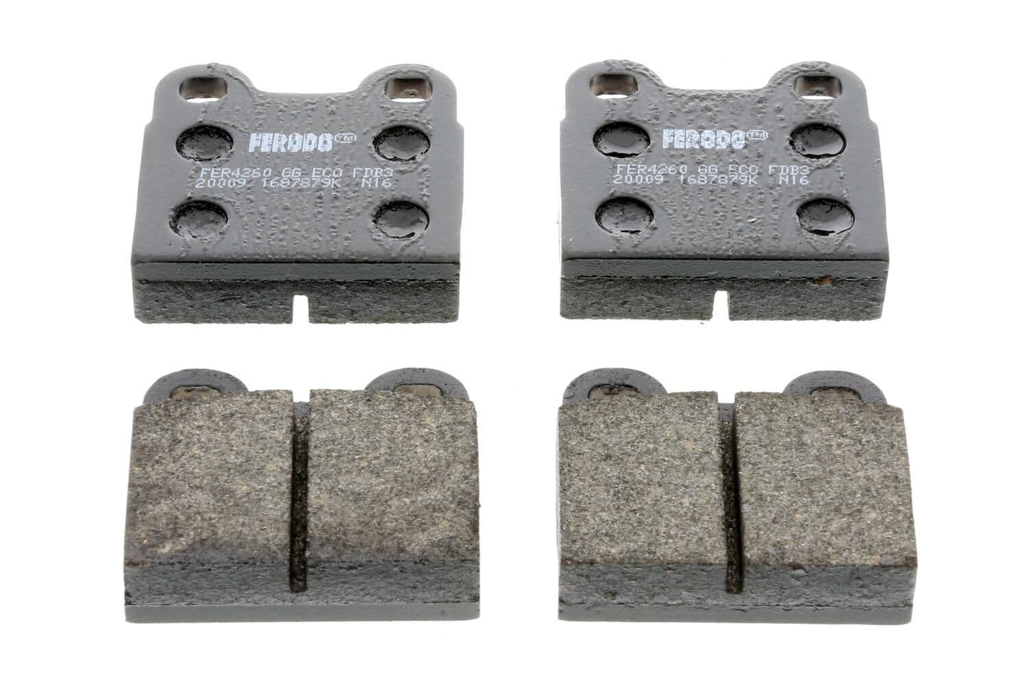set placute frana,frana disc FERODO PREMIER ECO FRICTION FDB3M