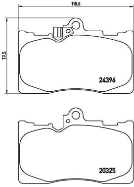 set placute frana,frana disc BREMBO PRIME LINE P 83 072