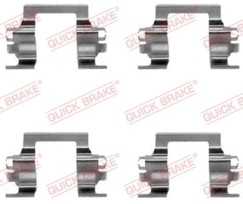 Set accesorii, placute frana QUICK BRAKE 109-1117