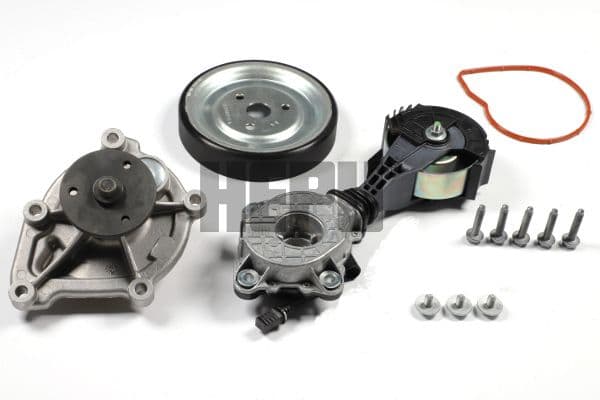 Pompa apa + Set curea transmisie cu caneluri HEPU PK04952