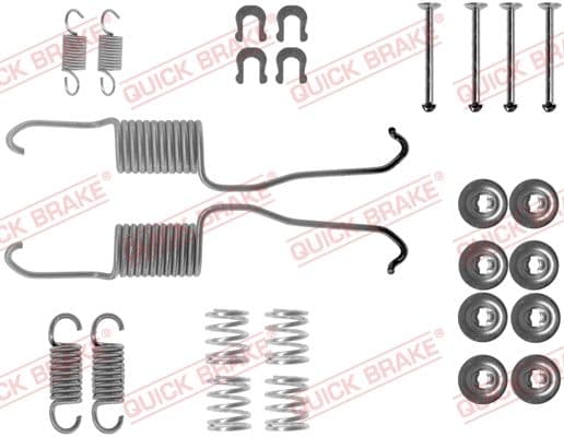 Set accesorii, sabot de frana QUICK BRAKE 105-0684