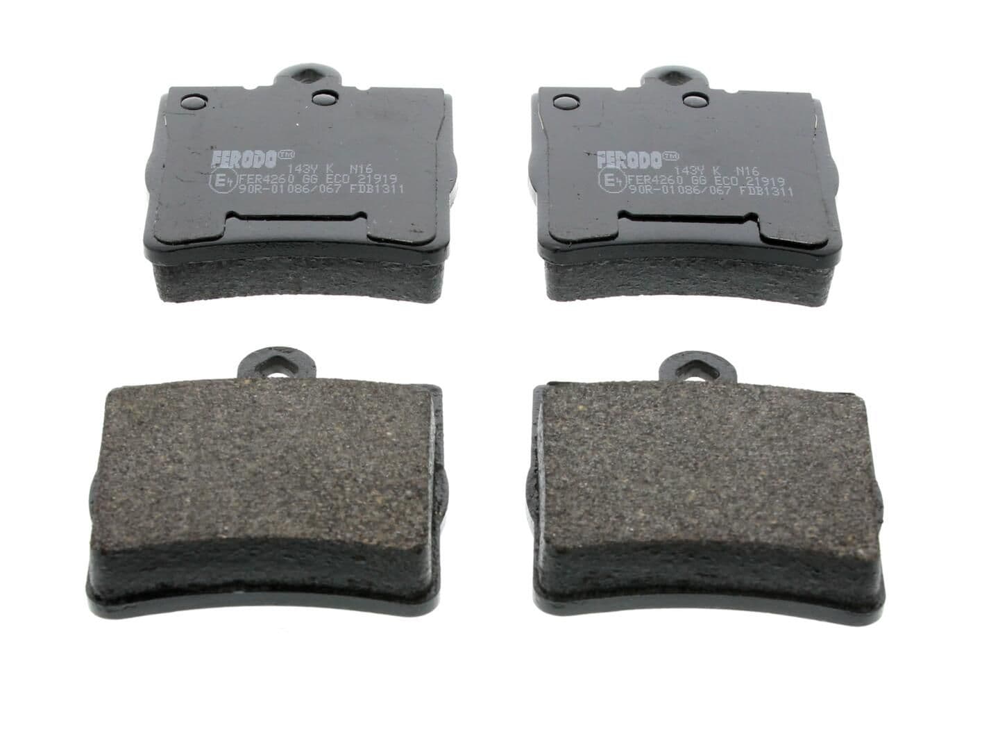 set placute frana,frana disc FERODO PREMIER ECO FRICTION FDB1311