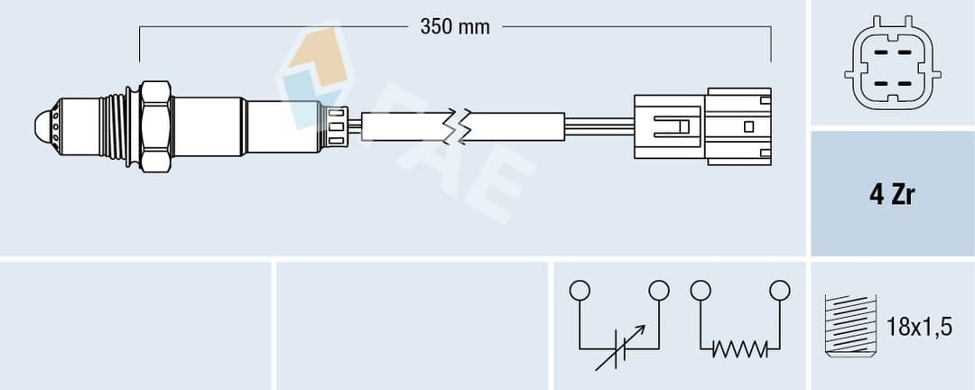 Sonda Lambda FAE 77391