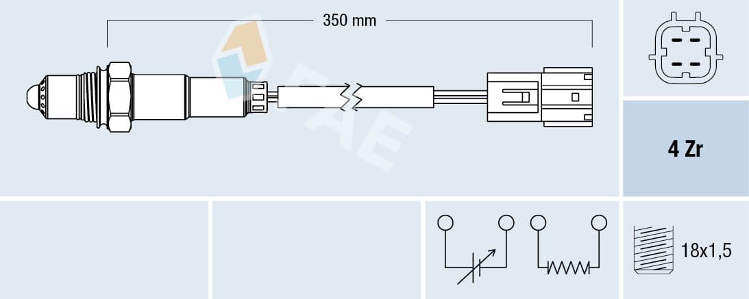 Sonda Lambda FAE 77391