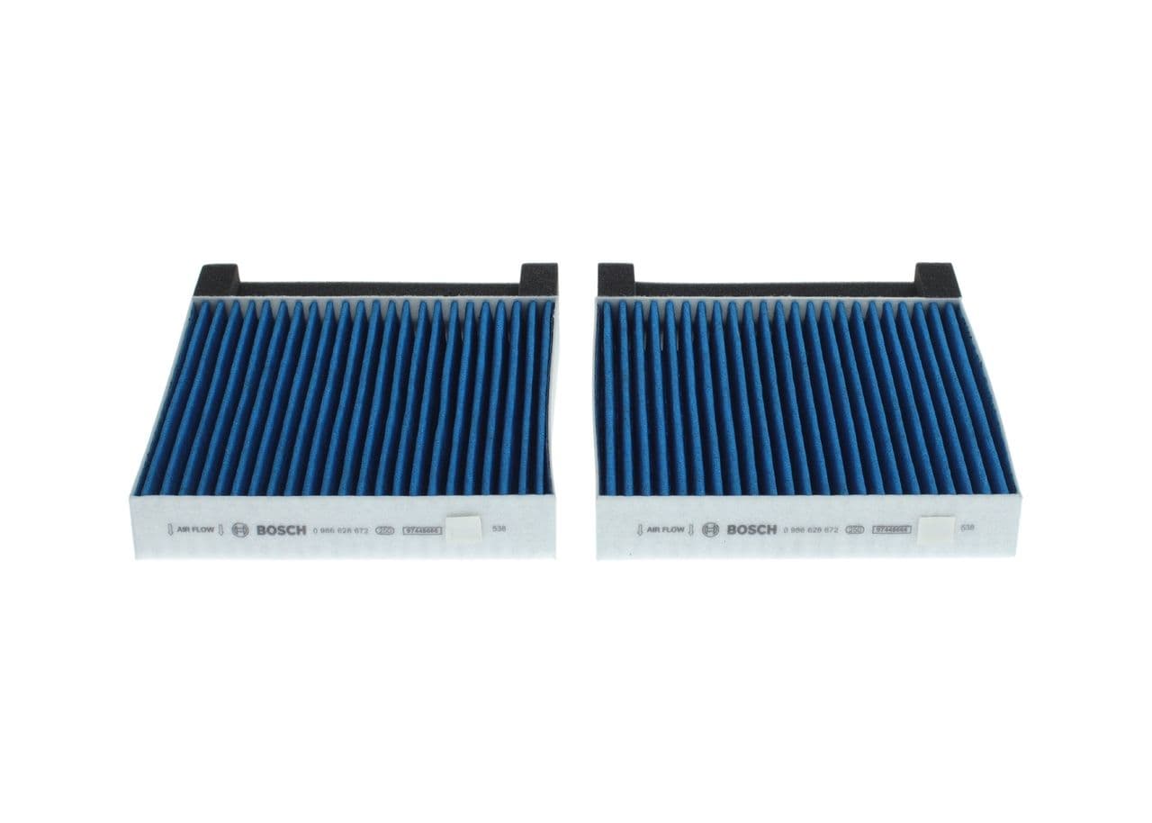 Filtru, aer habitaclu BOSCH 0 986 628 672