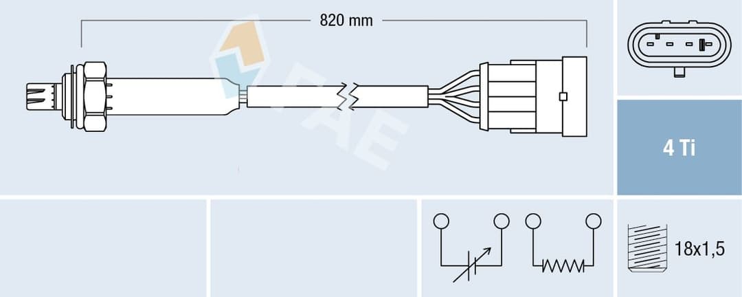Sonda Lambda FAE 77184