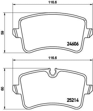 set placute frana,frana disc BREMBO PRIME LINE P 85 119