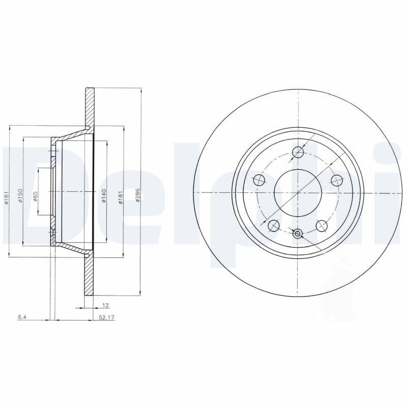 Disc frana DELPHI BG4089