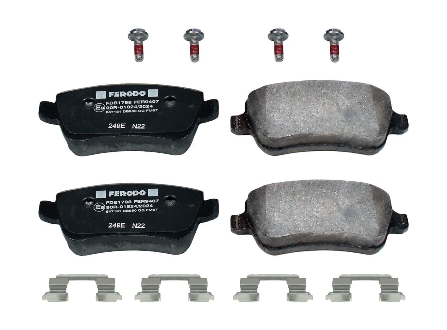 set placute frana,frana disc FERODO FDB1798