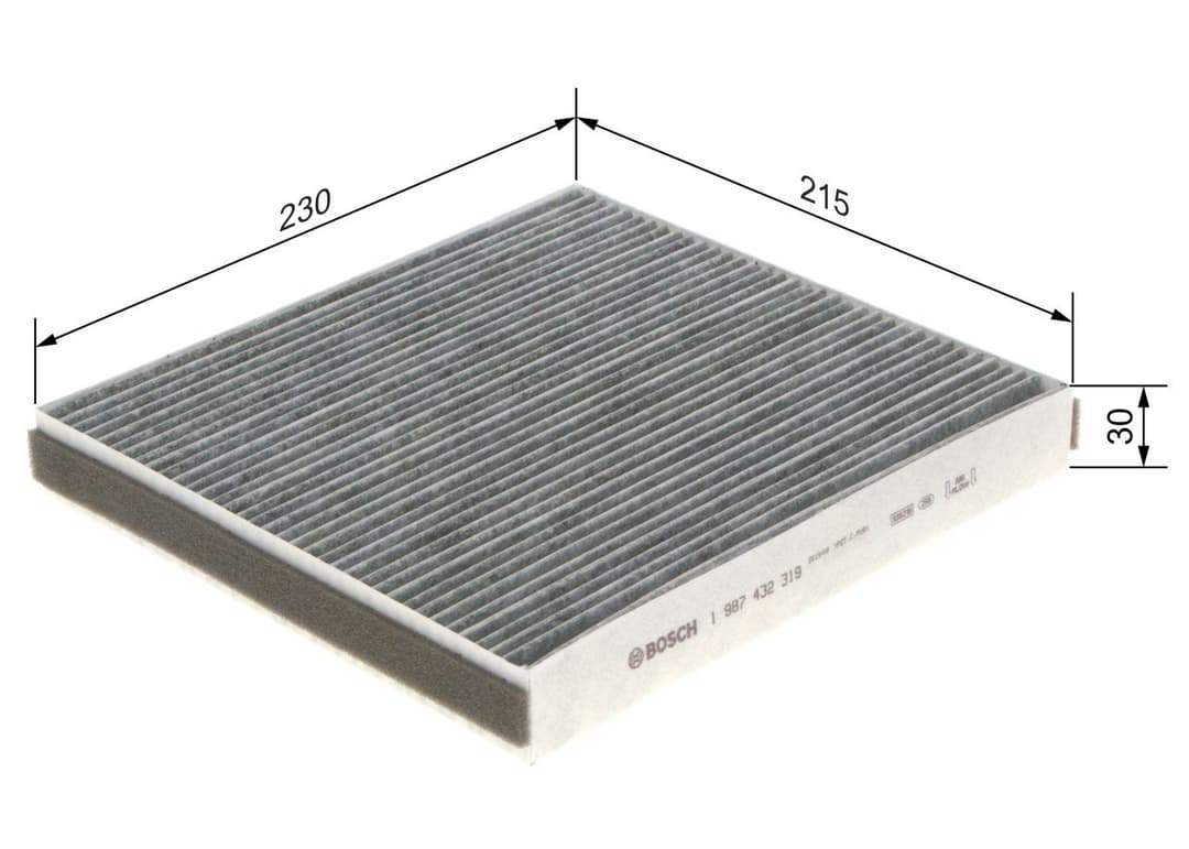 Filtru, aer habitaclu BOSCH 1 987 432 319