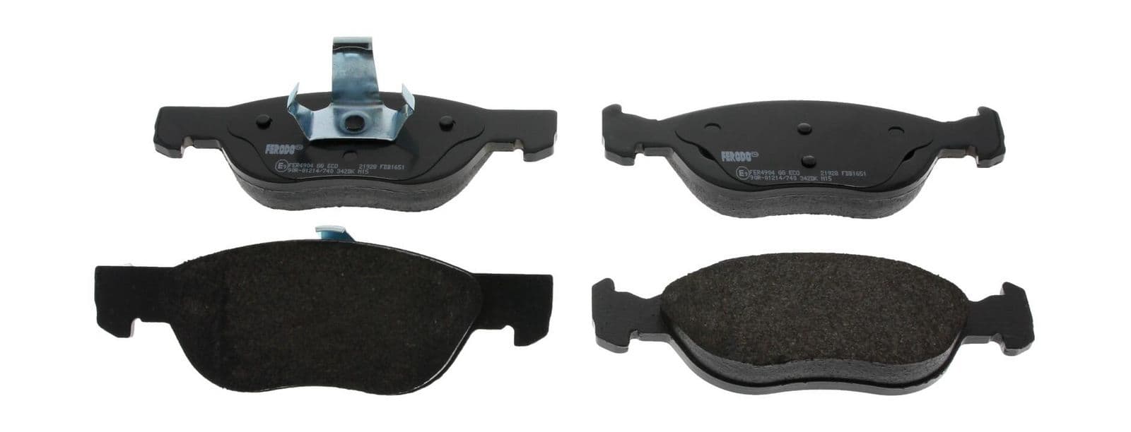 set placute frana,frana disc FERODO PREMIER ECO FRICTION FDB1651