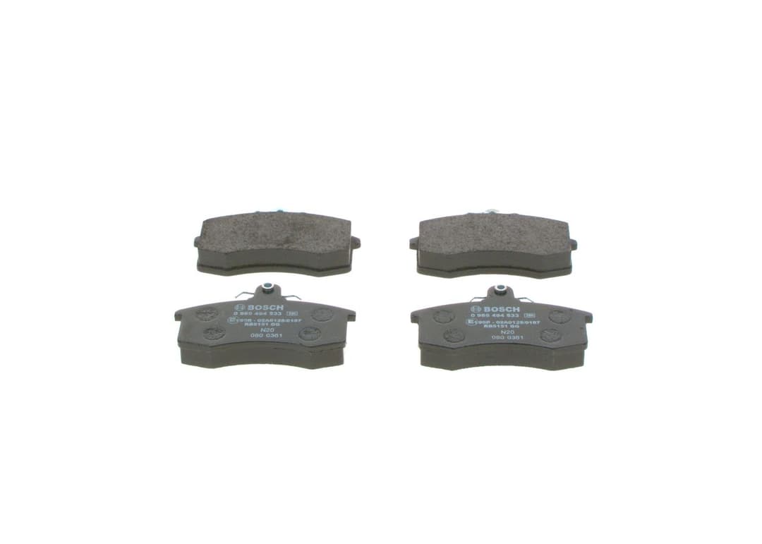 set placute frana,frana disc BOSCH 0 986 494 533