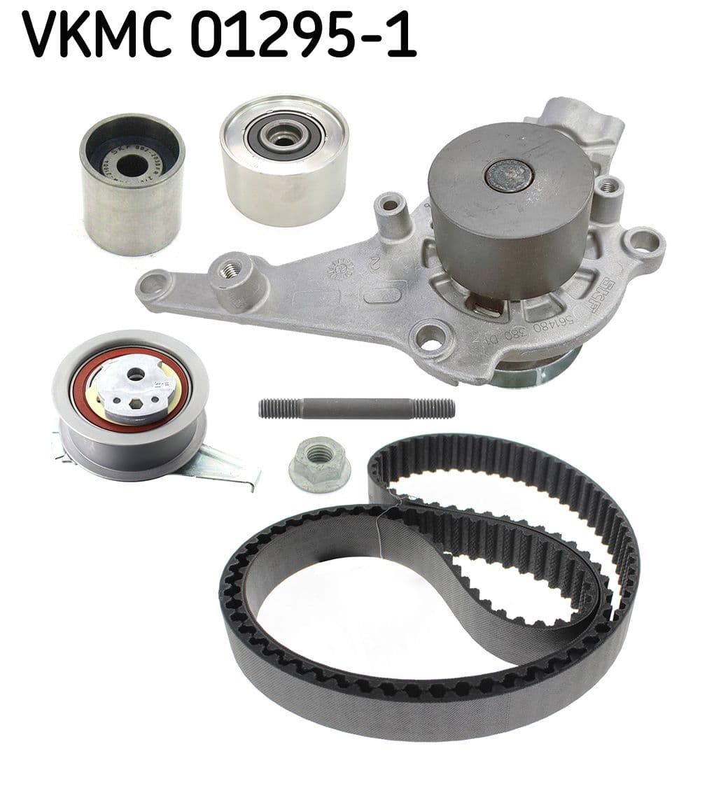 Set pompa apa + curea dintata SKF VKMC 01295-1